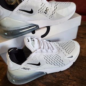 Nike Air Max 270 Mens 8 White Black Look New